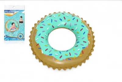 Zdjęcie produktu dla Nadmuchiwany pączek Teddies Circle Sweet Donut średnica 91 cm w torbie 10+
