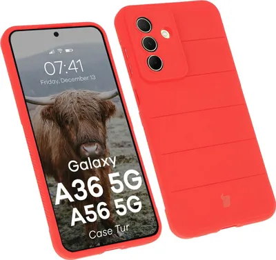 Produktbild von Bizon Case Tur Samsung Galaxy A36 5G / A56 5G rot