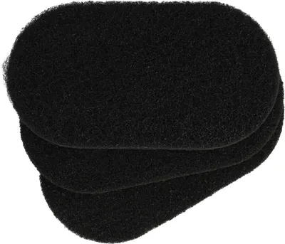Produktbild von vhbw 3x Aktivkohle-Filter kompatibel mit Seb Simply Invents Fritteuse - 6,5 x 9,1 x 0,9 cm