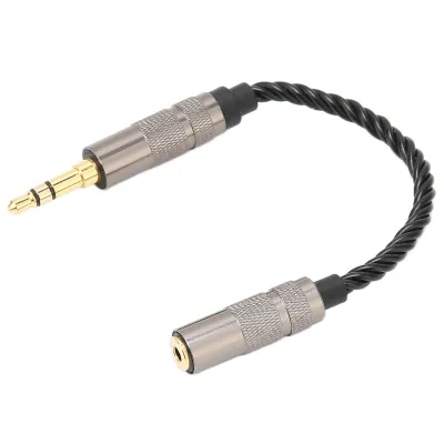 Immagine prodotto di Adattatore portatile da 3,5 mm a 2,5 mm, rame argentato, cavo di collegamento per cuffie