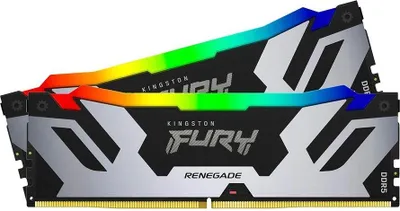Produktbild von Kingston Technology FURY 96GB 6400MT/s DDR5 CL32 DIMM (2er-Kits) Renegade RGB XMP, 96 GB, 2 x 48 GB, DDR5, 288-pin DIMM