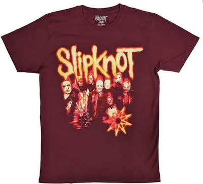 Obrázek produktu pro Slipknot - Tričko "The End So Far S Nonogram" pro muže/dámy Uni RO9362 (L) (Bordeaux Red)