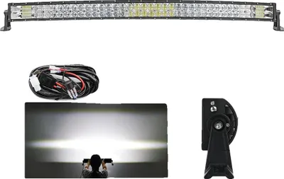 Immagine prodotto di Striscia luminosa, configurazione a due file, compatibilità versatile, 42 Curva con filo