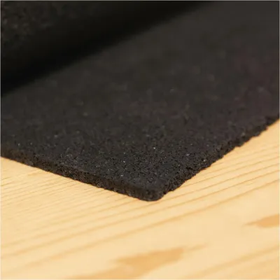 Produktbild von Anti-Vibrationsmatte für Waschmaschine und Trockner – 60 x 60 x 0,3 cm – Vibrationsdämpfer – schallabsorbierende Anti-Rutsch-Matte – Gummimatte – Schw