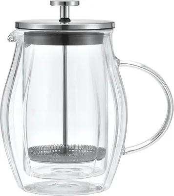 Produktbild von Kaffee-/Teezubereiter 0,60L French Press silber KLAUSBERG KB-7683