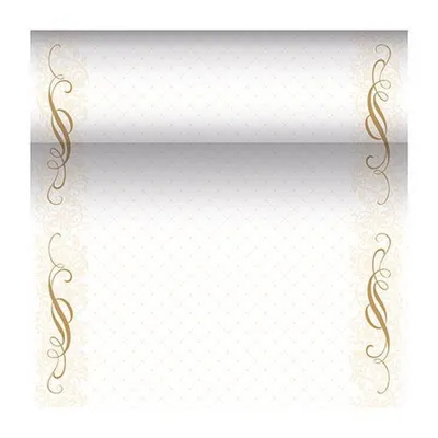 Produktbild von Papstar Tischläufer, PV-Tissue "ROYAL Collection" 24 m x 40 cm "Megan" gold , 4 Rollen