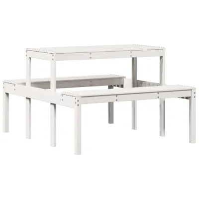 Produktbild von vidaXL Picknicktisch 110x134x75 cm Massivholz Kiefer