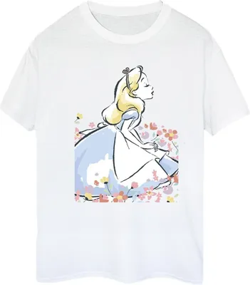 Produktbild von Disney - "Alice in Wonderland" T-Shirt für Damen BI8948 (XL) (Weiß)