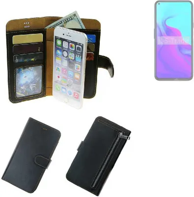Produktbild von K-S-Trade Schutz Hülle kompatibel mit Cubot X30 P Klapphülle Case Phone cover Slim Handytasche Handy Hülle schwarz aus Kunstleder (1 Stk)