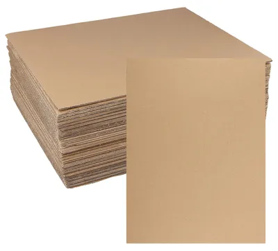 Productafbeelding van 50 stuks A3 golfkarton 30 x 40 cm 3 mm dik voor knutselen