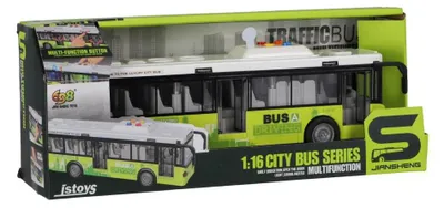 Immagine prodotto di Stadsbus 1:16 + Licht en Geluid Wit/Groen
