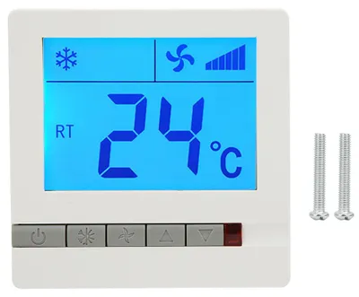 Productafbeelding van LCD-digitale thermostaat met vertraging, compressorbeveiliging, voor fan coil units, temperatuurregelaar