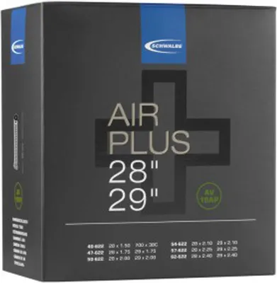 Produktbild von Schwalbe 28/29' Schlauch 'AV 19AP Air Plus', 40/62-622, AV AGV 40 mm, schwarz