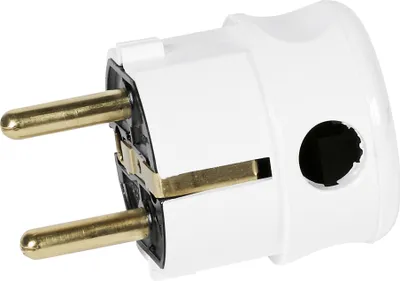 Produktbild von KOPP Schutzkontakt-Winkelstecker 178502007, arktisweiß
