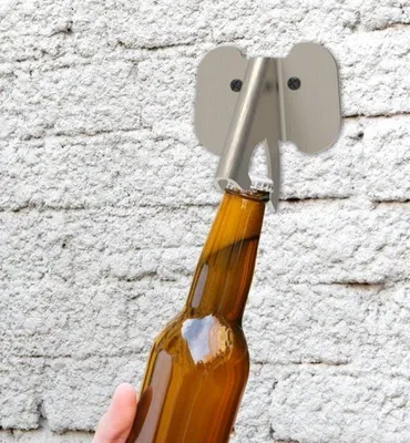Produktbild von Flaschenöffner Elefant - Wandbefestigung