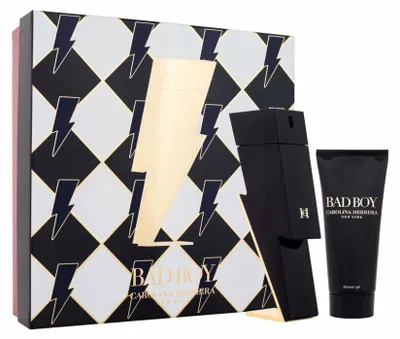 Zdjęcie produktu dla Edt Spray 100ml/Żel pod prysznic 100ml Zestaw upominkowy Carolina Herrera Bad Boy