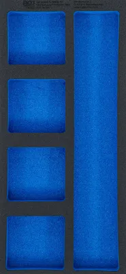 Produktbild von BGS 74362 Werkstattwageneinlage 1/3 leer 5 Fächer  408 x 189 x 32 mm