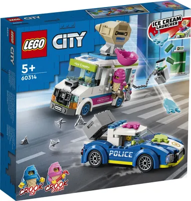 Zdjęcie produktu dla LEGO® City 60314 Pościg ciężarówką z lodami