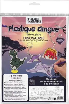 Image de Kit Plastique Dingue Accessoires Dinosaures - Graine Creative