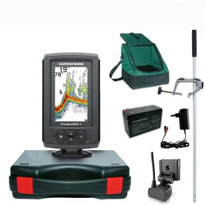 Produktbild von Humminbird PiranhaMax 4 Echolot Portabel Master Edition Plus - Komplettsystem