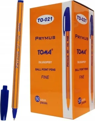 Produktbild von Packung Prymus Stift blau 50 Stück.
