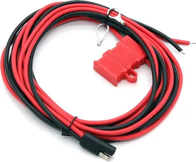 Image de Câble d'alimentation pour Motorola GM3188, GM3688, GM1280, GM140, GM160, GM300, GM338, GM340, GM360, GM380, GM398, GM640, GM660, MCX760, MCX780, M10, M120, M130, M208, M1225LS, M216, M1225, Maxtrac, CM140,