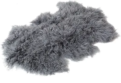 Produktbild von Naturform Tibetlammfell Teppich 100x55cm JAY33 Dunkelgrau (Tops) 100cm