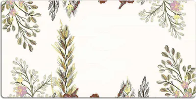 Produktbild von Schreibtischmatte Tischunterlage 90x45 cm Mauspad - Feldblumen