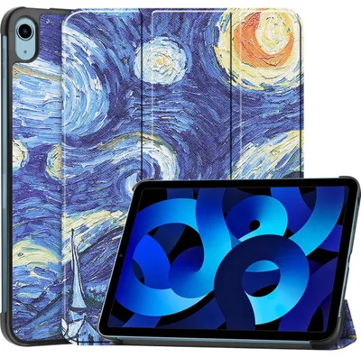 Produktbild von Mobigear Tri-Fold iPad 10 (2022) Hülle Klapphülle - Starry Sky