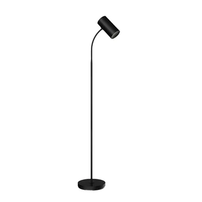 Produktbild von Lindby Stehleuchte Karoli, schwarz, 156cm, Metall, Flexarm