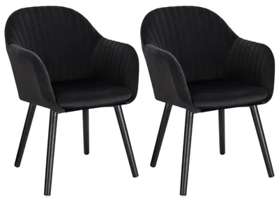 Obrázok produktu pre Jedálenská stolička – Stolička s opierkami – Stolička – Pohodlná stolička – Ergonomický dizajn – Robustná drevená konštrukcia