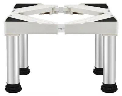 Productafbeelding van Verstelbaar onderstel voor huishoudelijke apparaten, hoogte 39-41 cm, breedte 46-70 cm, wit