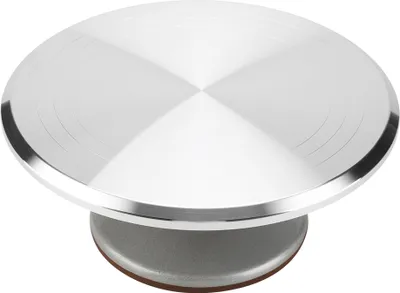 Produktbild von 12inch Aluminum Cake Turntable Rotating Revolving Decorating Stand Pastry Baking Decor Tool