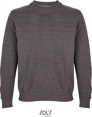 Produktbild von SOLs Collection Baumwolle Classics-25.3814 Uni Sweater Gr. S charcoal melange