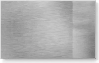 Produktbild von DEQORI Frühstücksbrett Glas 23x14 cm 'Gebürsteter Stahl' Schneidebrett Platte
