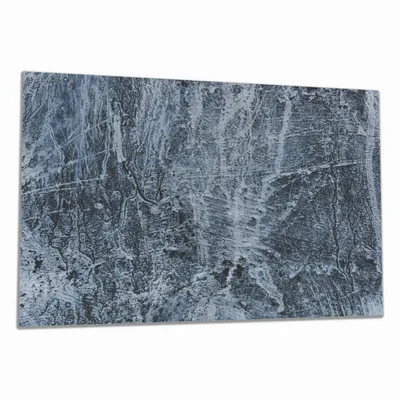 Produktbild von Wallario Herdabdeckplatte aus Glas, Größe 80 x 52 cm 1-teilig, Motiv Alte graue Steinwand