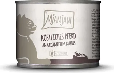 Immagine prodotto di Mjamjam cavallo delizioso con zucca al vapore 200gx6