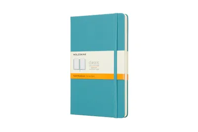 Produktbild von Moleskine Reef Blue Notizbuch groß liniert hart