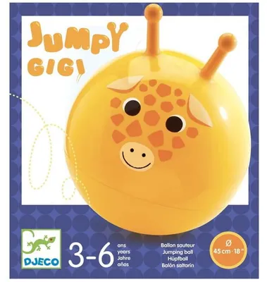 Zdjęcie produktu dla DJECO - 00182 Piłka gumowa JUMPY GIGI