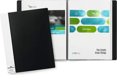 Produktbild von DURABLE Sichtbuch DURALOOK® A4 30 Hüllen, 242301 schwarz