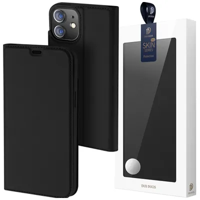 Produktbild von DUX DUCIS Skin Pro Flip Tasche für Apple iPhone 12/12 Pro schwarz