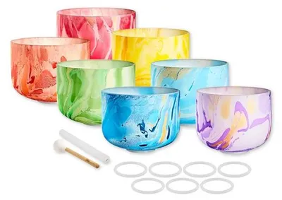 Produktbild von Meinl Sonic Energy Klangschalen Chakra-Set farbig