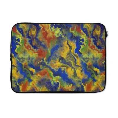 Produktbild von MuchoWow® Laptop Hülle 13 Zoll Abstrakt - Muster - Farbe Laptoptasche - Laptophülle - Sleeve - Rundumschutz
