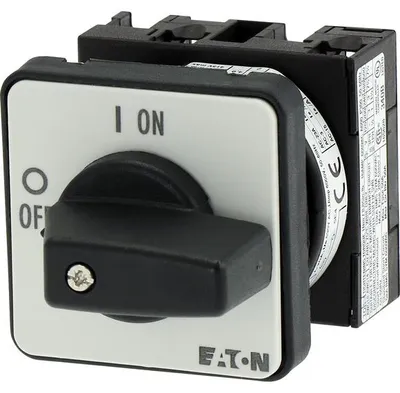 Image de Eaton Commutateur à cames 20 A 1 x 90 ° Gris, noir T0-1-8200/E 1 pc