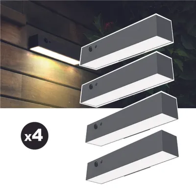Produktbild von Set mit 4 Solarleuchten EZIlight® Solar Wandleuchte S24