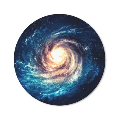 Produktbild von MuchoWow® Mauspad Mousepad Sterne - Weltraum - Blau 50x50 cm - Mousepads - Maus Mat - Pad - Mausunterlage - Vinyl