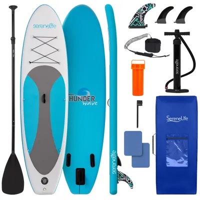 Immagine prodotto di Tavola gonfiabile SUP - Tavola da paddleboard - Tavola da surf gonfiabile - Paddleboard blu
