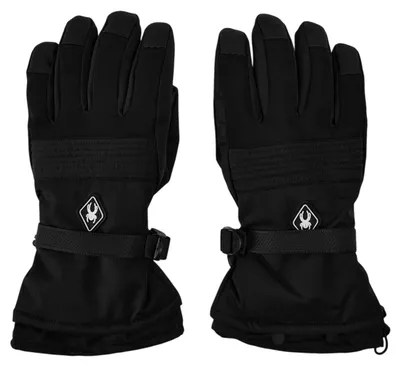 Zdjęcie produktu dla Rękawice snowboardowe Spyder dla mężczyzn, wykonane z poliestru i nylonu, model GT49297 (rozmiar XL), kolor: czarny