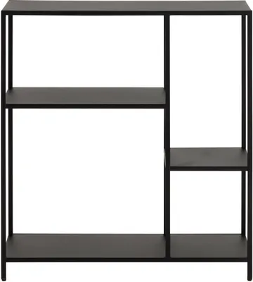 Produktbild von Miliboo - Design-Konsole aus schwarzem Metall L80 cm PODIUM