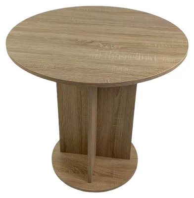 Produktbild von Runder Esstisch 79cm Säulenoptik Sonoma